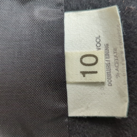 Vintage crop wool jacket, size 10 - Picture 5 of 9